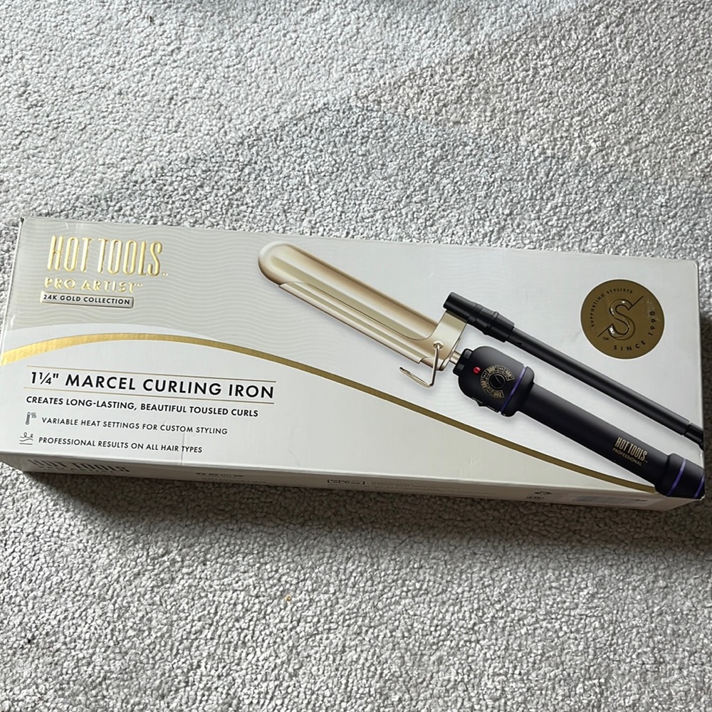 1 1/4” Brand New Hot Tools Marcel Curling Iron